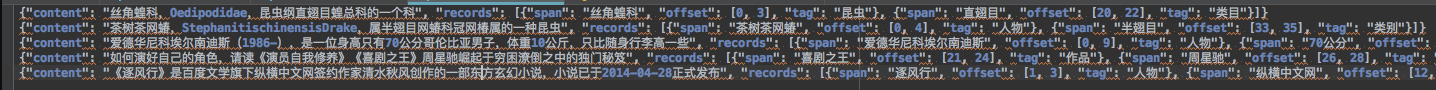实体抽取json文件
