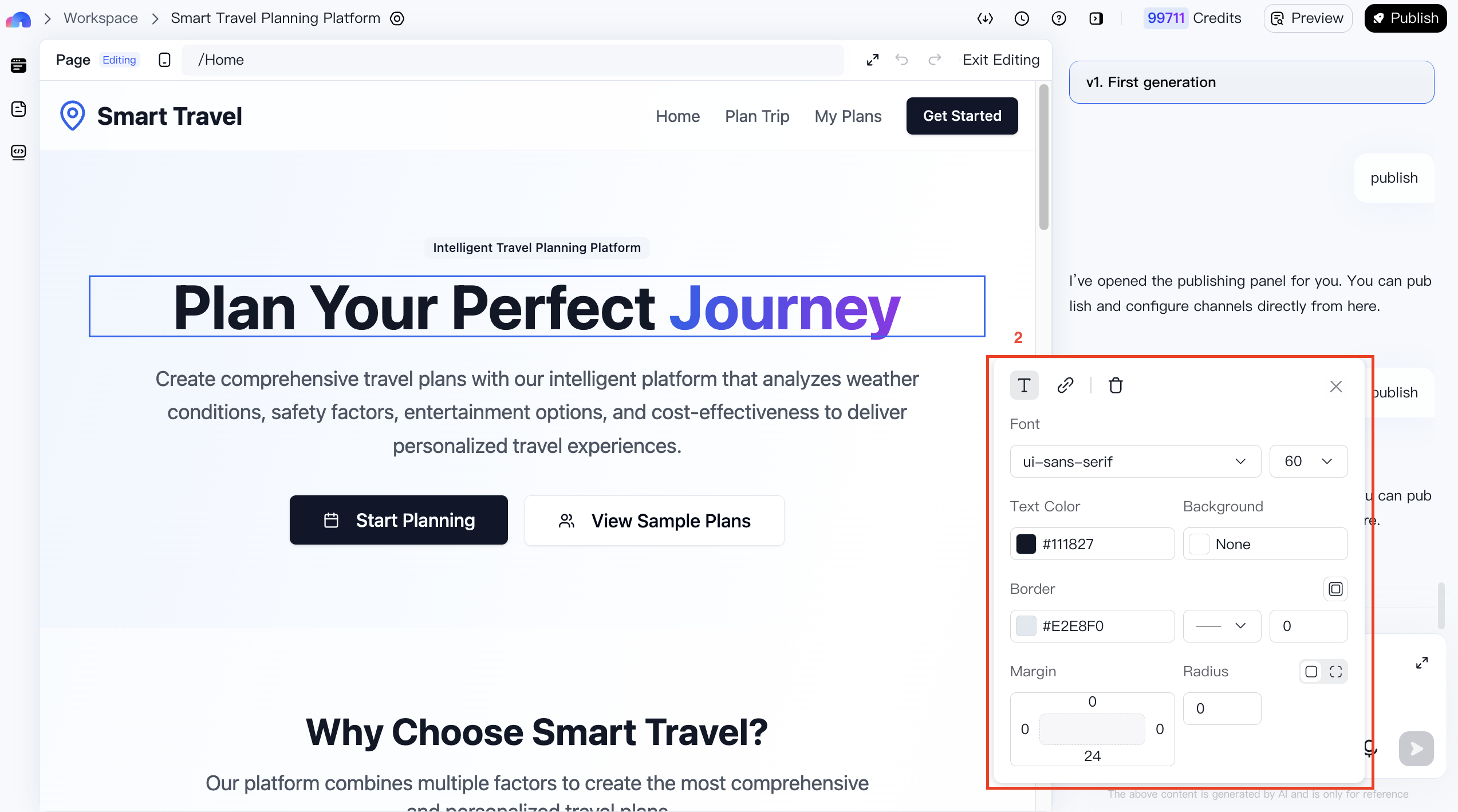 Edit Content Interface 2