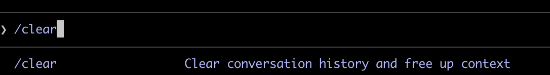 Claude Code清空会话命令