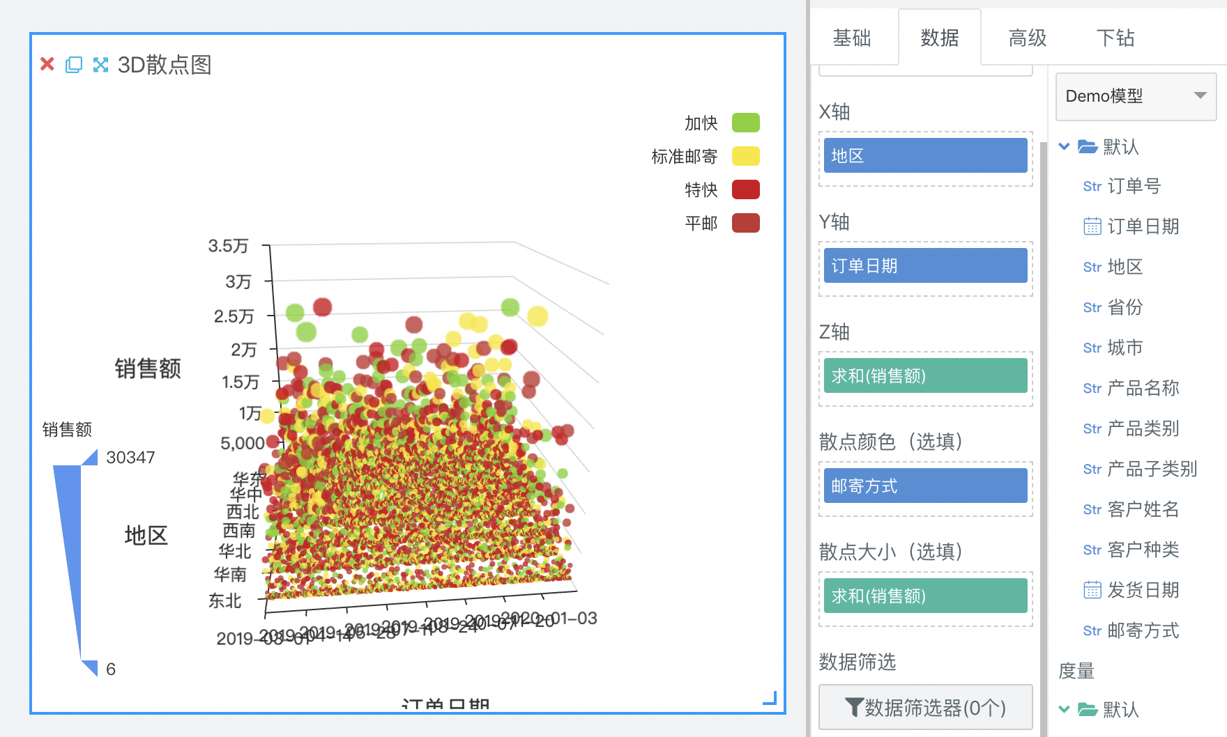 百度数据可视化sugar 3d散点图 百度智能云文档