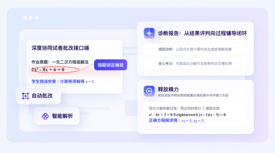 智能批阅答疑