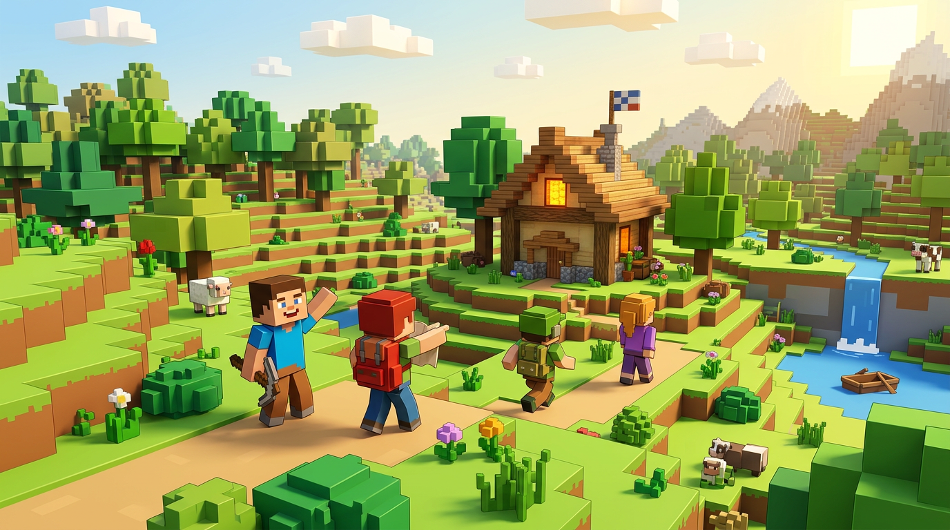 Minecraft 游戏服务器场景配图
