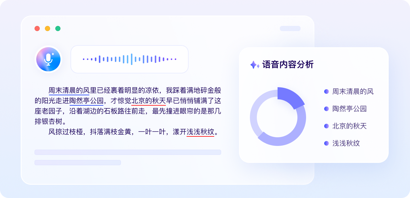 语音内容分析